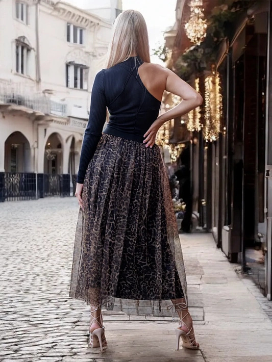 Wzorzysta długa spódnica Lorenzo