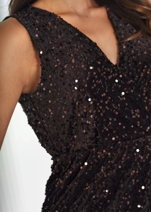 Cekinowa krótka sukienka Desire