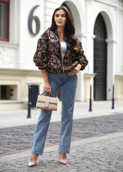 Wzorzysta kurtka bomberka Emily