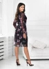 Wzorzysta sukienka do kolan Pia