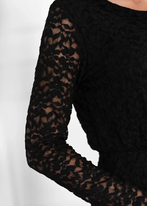 Koronkowa sukienka midi z rozcięciem Nerina