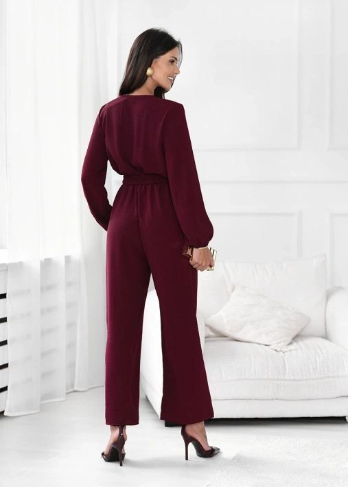 Długi kombinezon z paskiem Birma