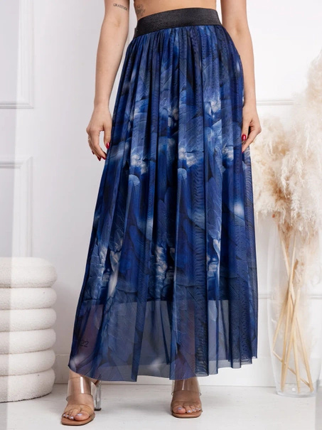 Długa spódnica z szerokim pasem Napoli