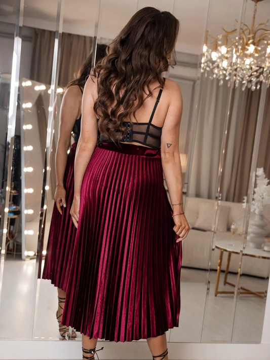 Plisowana midi spódnica Lara