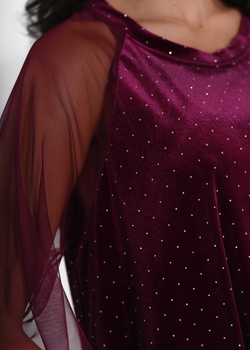 Krótka sukienka z falbanką i wiązanym dekoltem Olivia