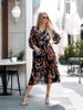Wzorzysta sukienka midi Perugia