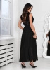 Elegancka długa sukienka z cekinową górą Rosie