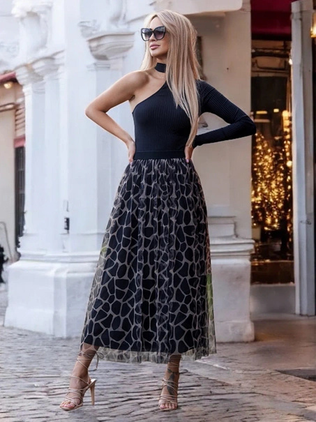 Wzorzysta długa spódnica Lorenzo