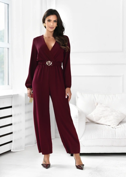 Długi kombinezon z paskiem Birma